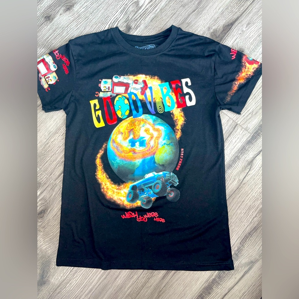 Fresh Laundry “Wish you were here” Mens Small T-Shirt
